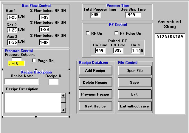 Process screen